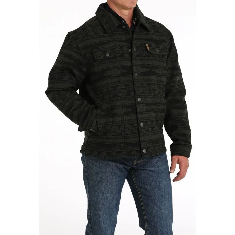 NWOT Cinch Lined Green & Black Trucker Lined Workwear Western Jacket Men's XXL
